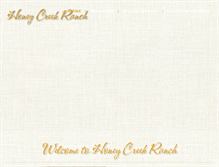 Tablet Screenshot of honeycreekranchmason.com